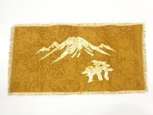 リサイクル　藤に松模様卓布